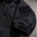 Jaqueta Masculina Softshell Impermeável com Capuz - Bomber Quente e Resistente para Inverno