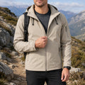 Jaqueta Masculina Softshell Impermeável com Capuz - Outdoor, Leve e Resistente para Trilha e Camping