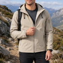 Jaqueta Masculina Softshell Impermeável com Capuz - Outdoor, Leve e Resistente para Trilha e Camping