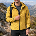 Jaqueta Masculina Softshell Impermeável com Capuz - Outdoor, Leve e Resistente para Trilha e Camping
