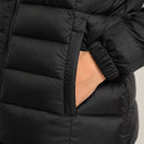 Jaqueta Puffer Feminina Impermeável com Touca Removível - Bobojaco Quente para Inverno