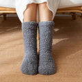 Meia Térmica Feminina de Cashmere - Veludo Macio para Dormir, Chão e Inverno Frio (Compre 1 Leve 2)