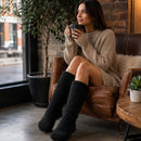 Meia Térmica Feminina de Cashmere - Veludo Macio para Dormir, Chão e Inverno Frio (Compre 1 Leve 2)