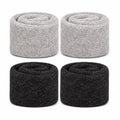 Meias Térmicas de Lã Merino Unissex - Grossas, Quentes e Confortáveis para Inverno e Neve (Compre 2 Leve 4 Pares)