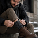 Meias Térmicas de Lã Merino Unissex - Grossas, Quentes e Confortáveis para Inverno e Neve (Compre 2 Leve 4 Pares)