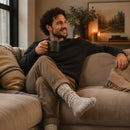 Meias Térmicas de Lã Merino Unissex - Grossas, Quentes e Confortáveis para Inverno e Neve (Compre 2 Leve 4 Pares)