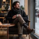 Meias Térmicas de Lã Merino Unissex - Grossas, Quentes e Confortáveis para Inverno e Neve (Compre 2 Leve 4 Pares)