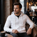 Moletom Masculino com Zíper e Capuz Slim Fit - Hoodie Manga Longa Casual para Outono e Inverno