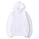 Moletom Unissex com Capuz Oversize Cor Sólida - Hoodie Pulôver Casual para Outono e Inverno