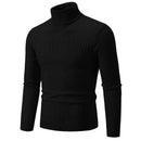 Suéter Masculino de Gola Alta em Malha Quente – Pulôver Casual de Inverno