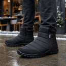 Tênis Masculino Bota de Neve com Zíper - Impermeável, Antiderrapante e Quente para Inverno